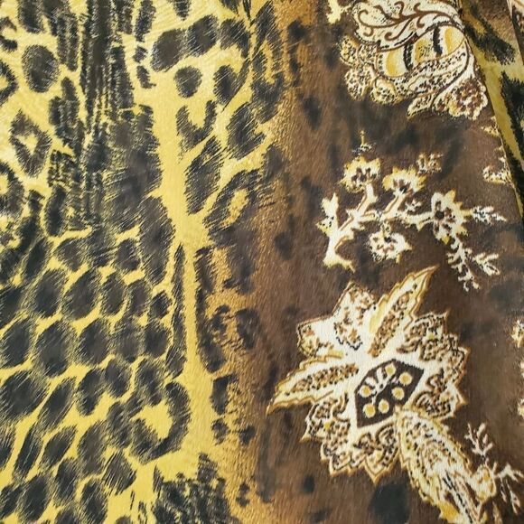 French laundry leopard print button up blouse - Picture 5 of 6